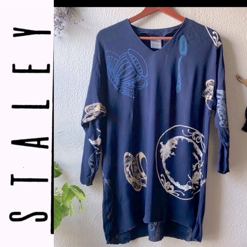 Staley Gretzinger vintage silk sheer set - Picture 12 of 14